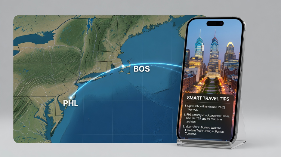 philadelphia to boston flights