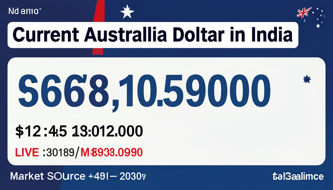 australia dollar rate in india