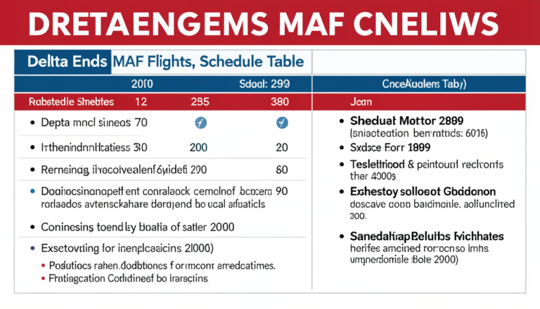 Delta ends MAF flights